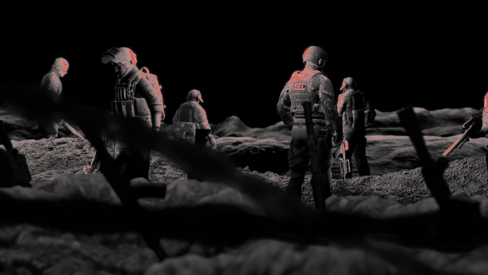 render with first compositing attempt.