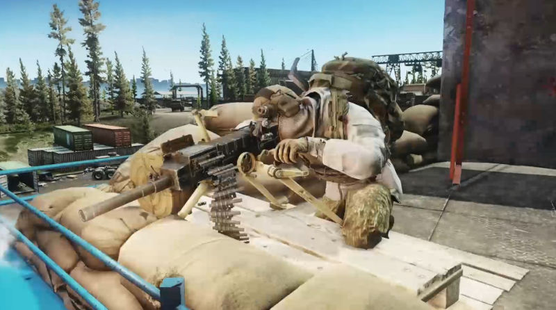 rogue firing a grenade launcher