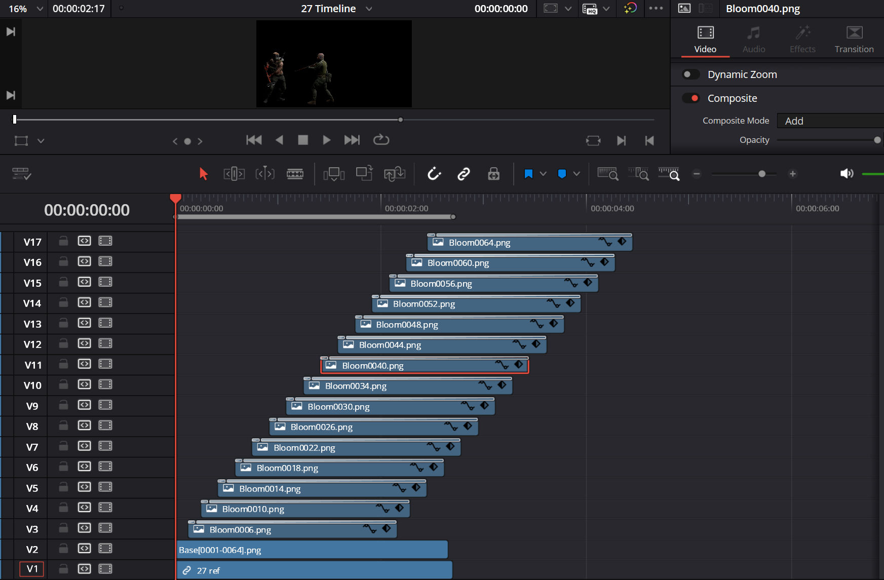 editing setup