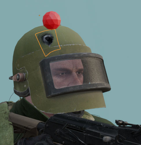 helmet with decal