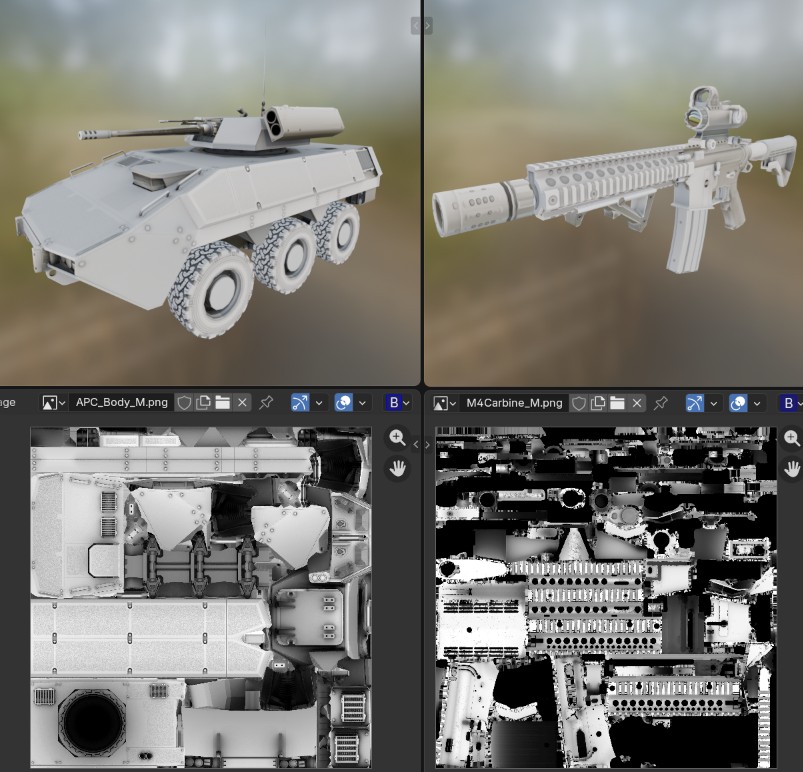 AO map applied to objects.