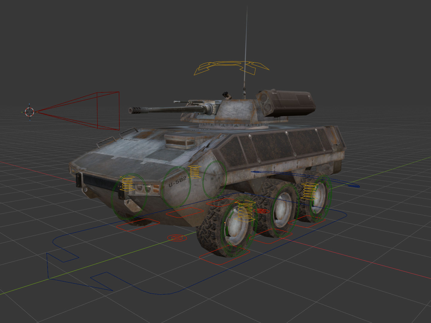 rig made with the rigacar add-on.