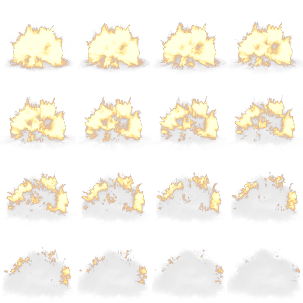 explosion sprites
